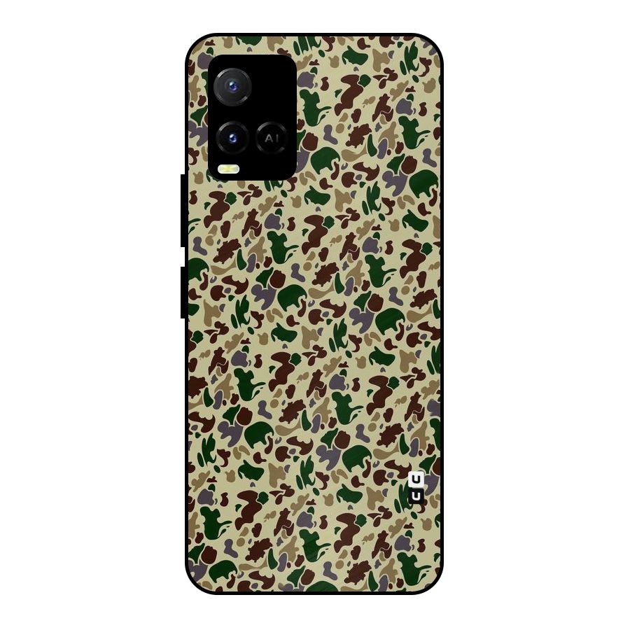 Colored Shapes Metal Back Case for Vivo Y21T