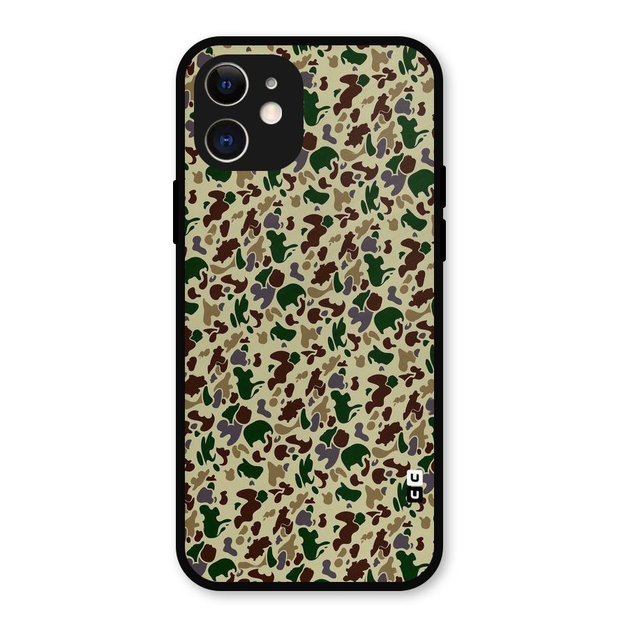 Colored Shapes Metal Back Case for iPhone 12