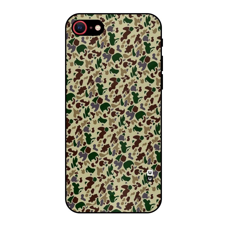Colored Shapes Metal Back Case for iPhone SE 2022