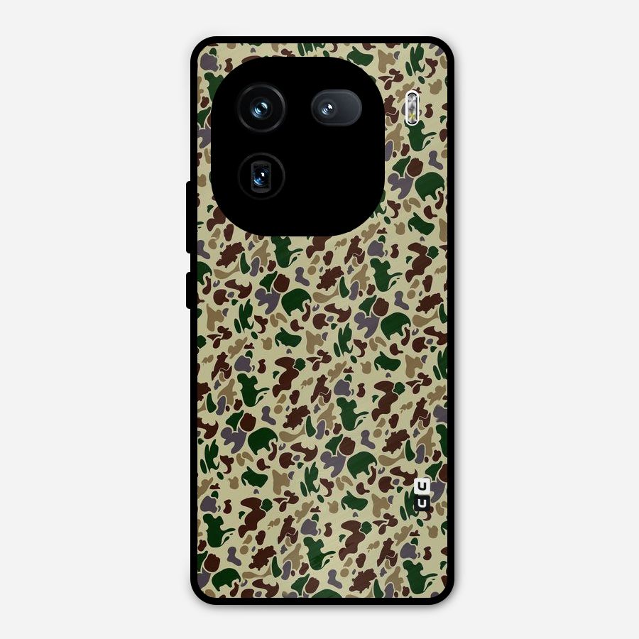 Colored Shapes Metal Back Case for iQOO 12