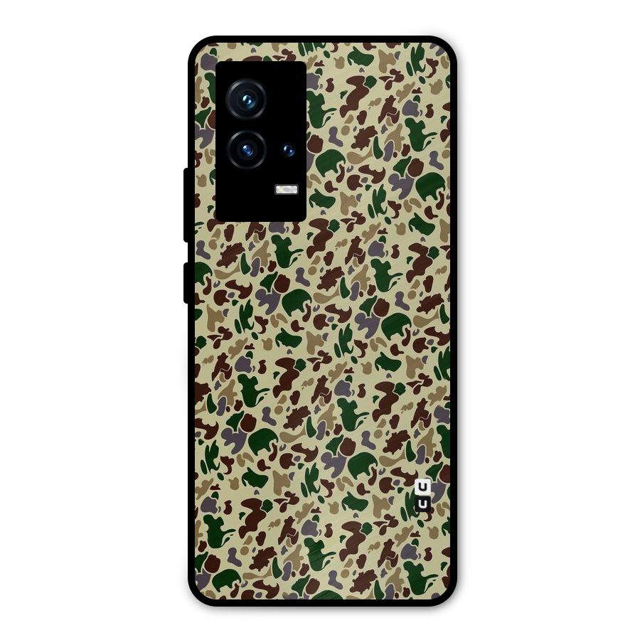 Colored Shapes Metal Back Case for iQOO 9 5G