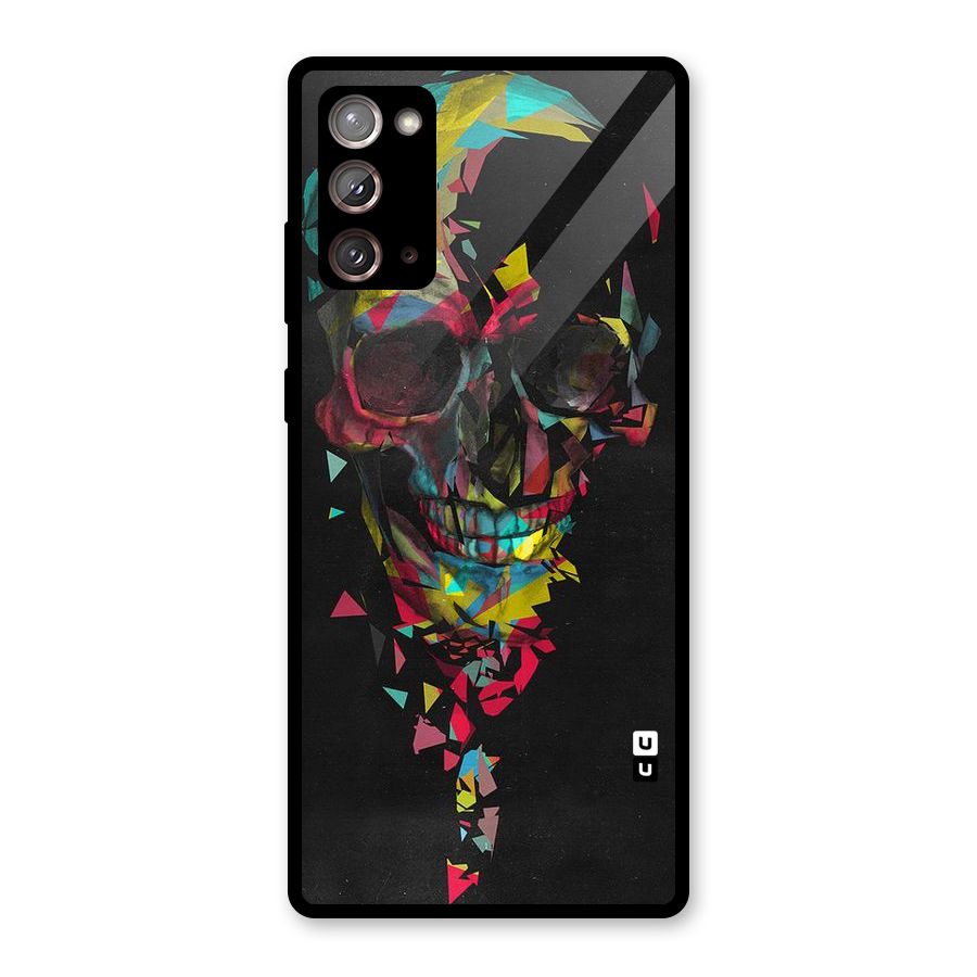 Colored Skull Shred Glass Back Case for Galaxy Note 20