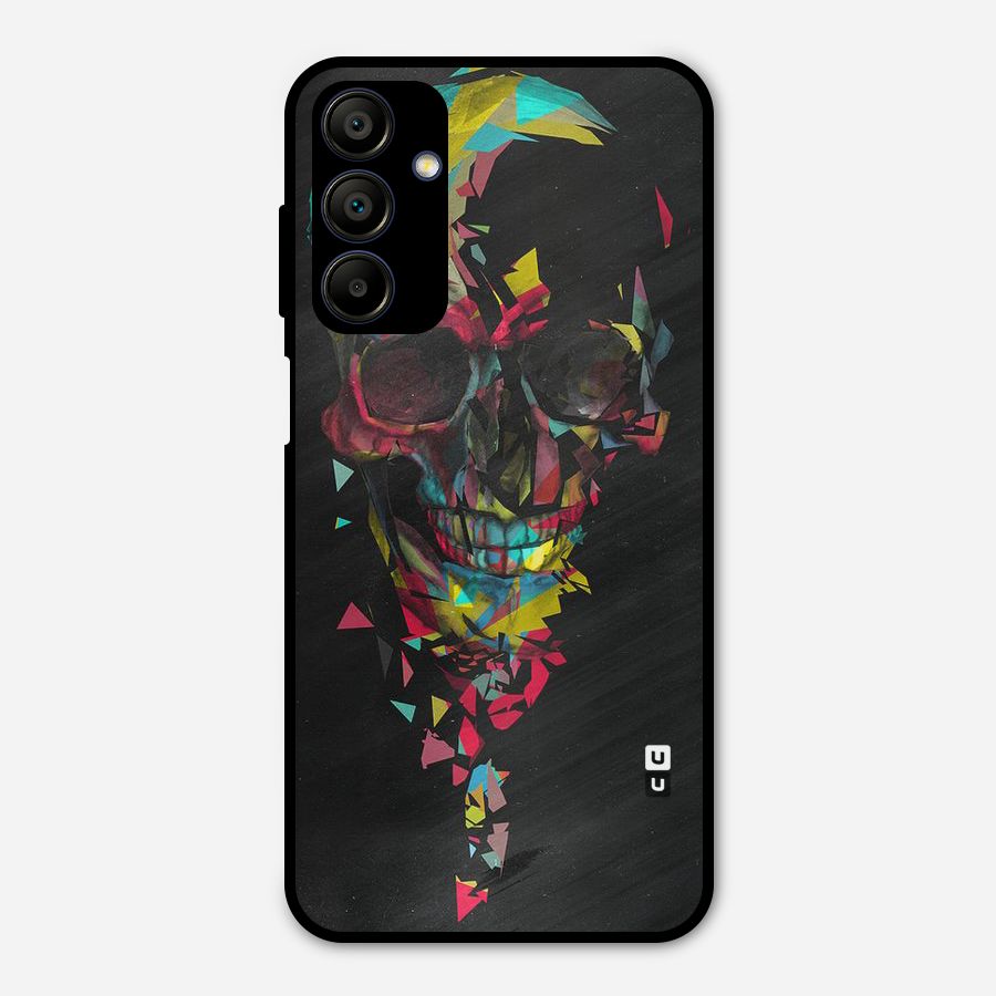 Colored Skull Shred Metal Back Case for Galaxy A15 5G