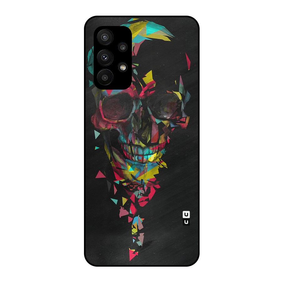 Colored Skull Shred Metal Back Case for Galaxy A23