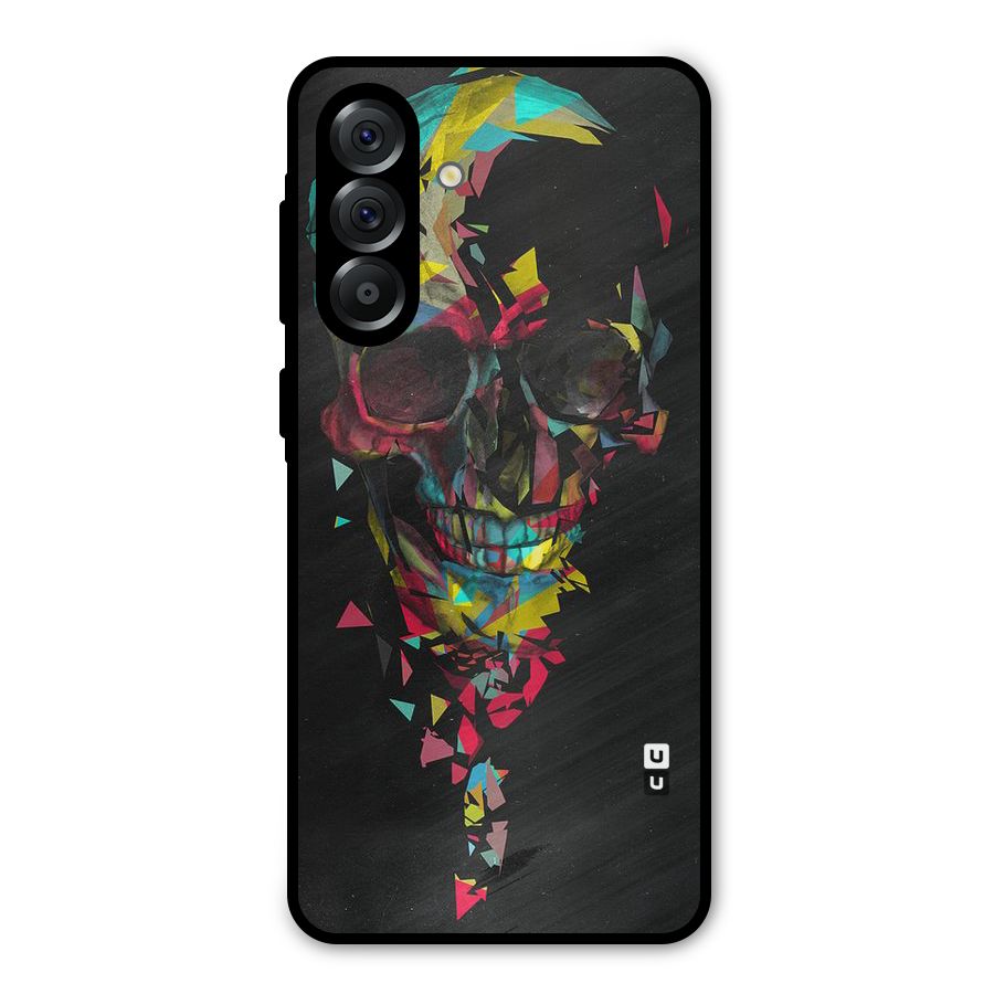 Colored Skull Shred Metal Back Case for Galaxy A56