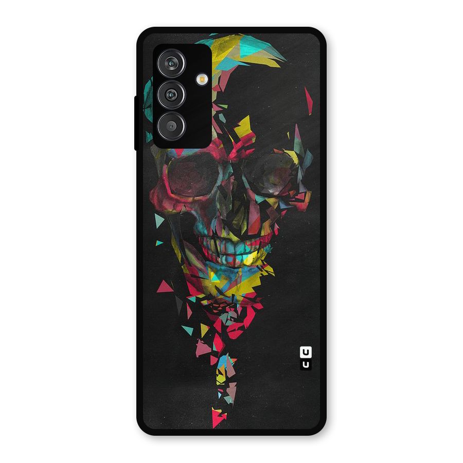 Colored Skull Shred Metal Back Case for Galaxy F13