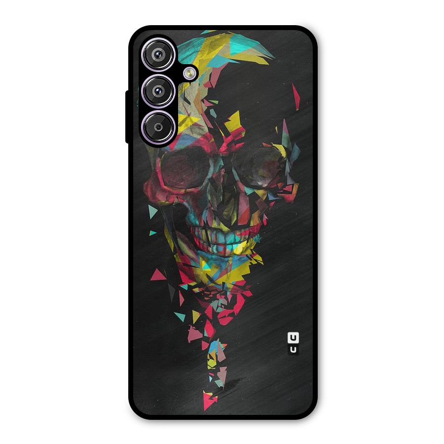 Colored Skull Shred Metal Back Case for Galaxy M15
