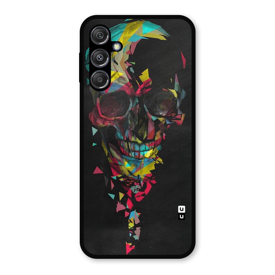 Colored Skull Shred Metal Back Case for Galaxy M34 5G
