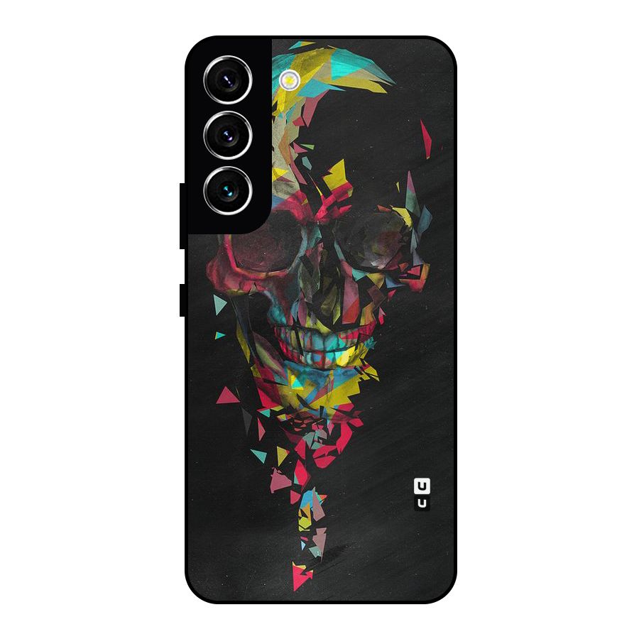 Colored Skull Shred Metal Back Case for Galaxy S22 5G