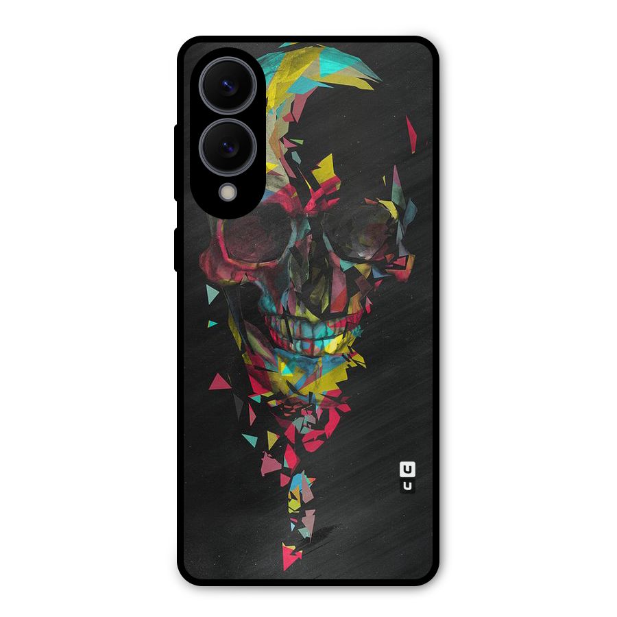 Colored Skull Shred Metal Back Case for Galaxy S25 Edge