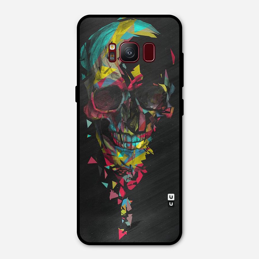 Colored Skull Shred Metal Back Case for Galaxy S8