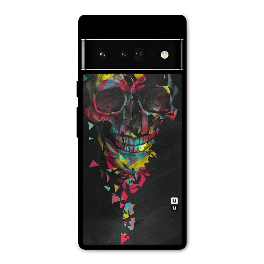 Colored Skull Shred Metal Back Case for Google Pixel 6 Pro