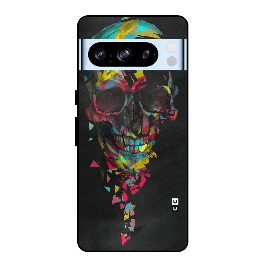 Colored Skull Shred Metal Back Case for Google Pixel 8 Pro
