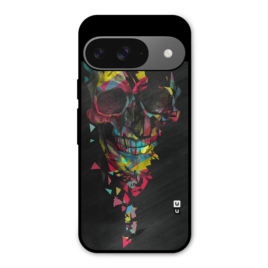 Colored Skull Shred Metal Back Case for Google Pixel 9