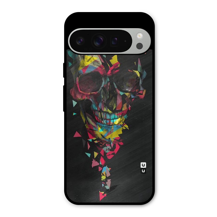 Colored Skull Shred Metal Back Case for Google Pixel 9 Pro XL