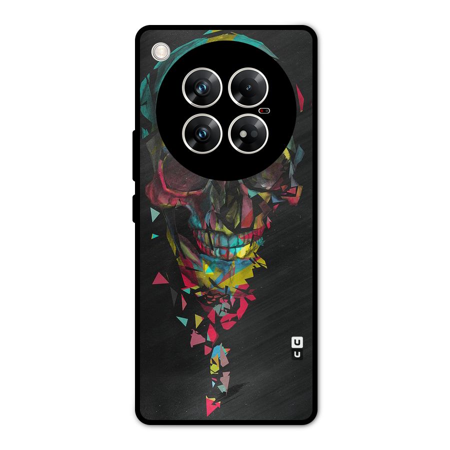 Colored Skull Shred Metal Back Case for Infinix Zero 40 5G