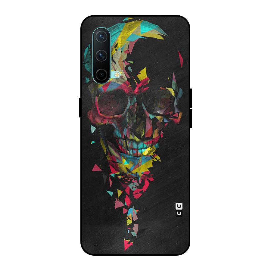 Colored Skull Shred Metal Back Case for OnePlus Nord CE 5G