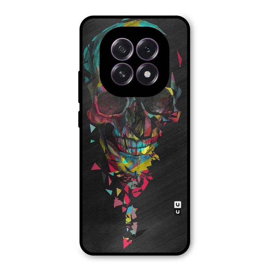 Colored Skull Shred Metal Back Case for Oppo F29