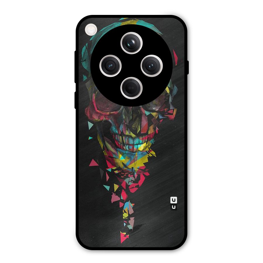Colored Skull Shred Metal Back Case for Oppo Find X8