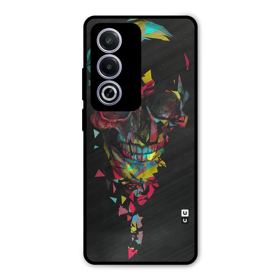 Colored Skull Shred Metal Back Case for Oppo K12x