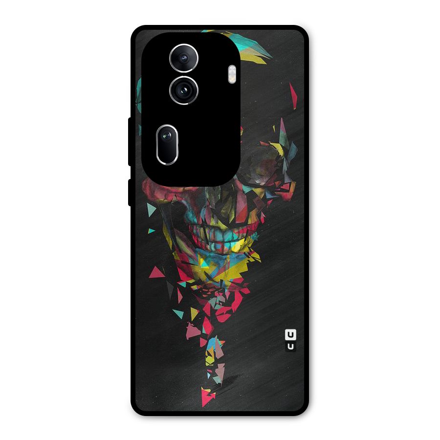 Colored Skull Shred Metal Back Case for Oppo Reno11 Pro 5G