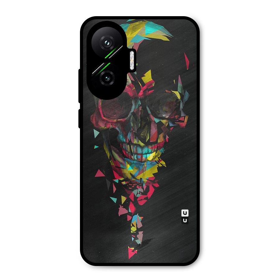 Colored Skull Shred Metal Back Case for Poco F7