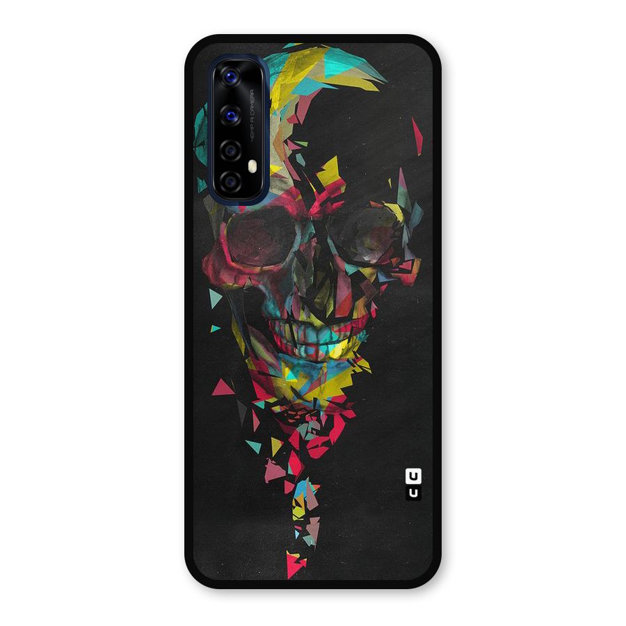 Colored Skull Shred Metal Back Case for Realme 7