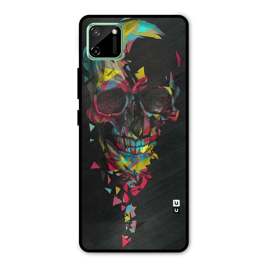 Colored Skull Shred Metal Back Case for Realme C11