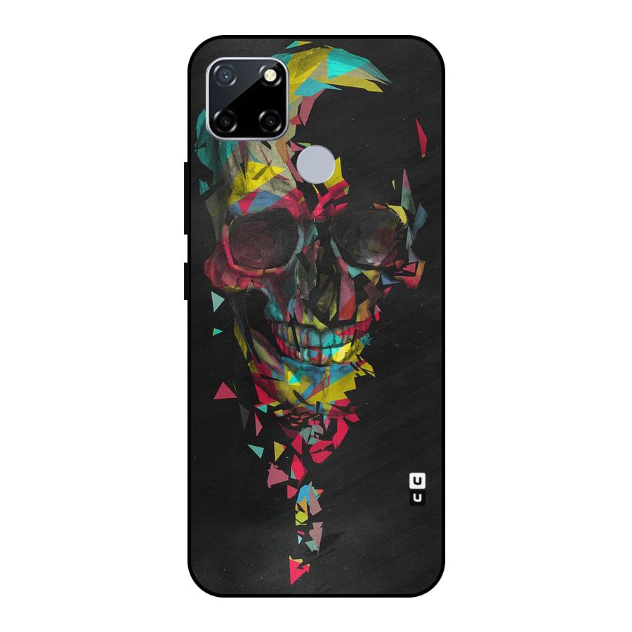 Colored Skull Shred Metal Back Case for Realme Narzo 20