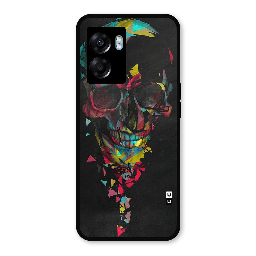 Colored Skull Shred Metal Back Case for Realme Narzo 50 5G