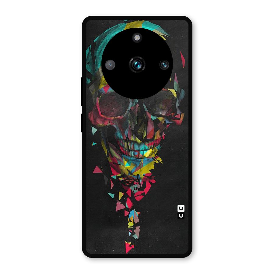 Colored Skull Shred Metal Back Case for Realme Narzo 60 Pro