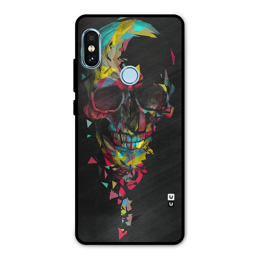 Colored Skull Shred Metal Back Case for Redmi Note 5 Pro