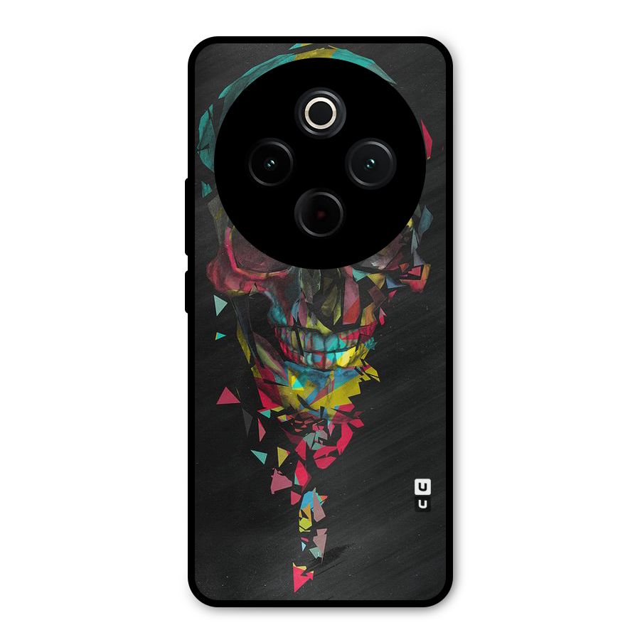 Colored Skull Shred Metal Back Case for Vivo T4