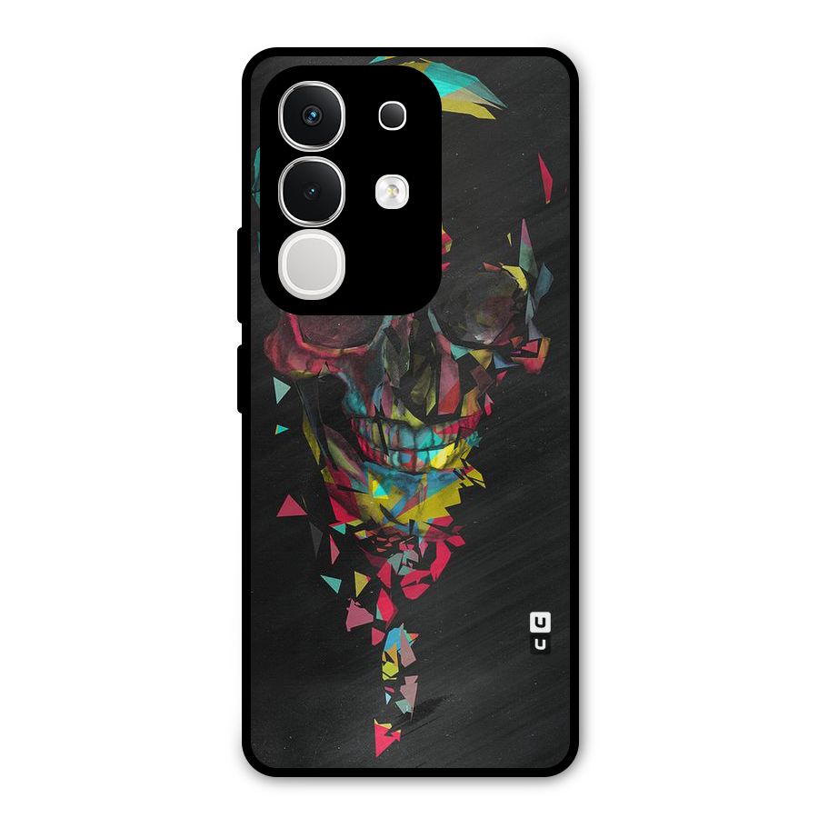 Colored Skull Shred Metal Back Case for Vivo T4x