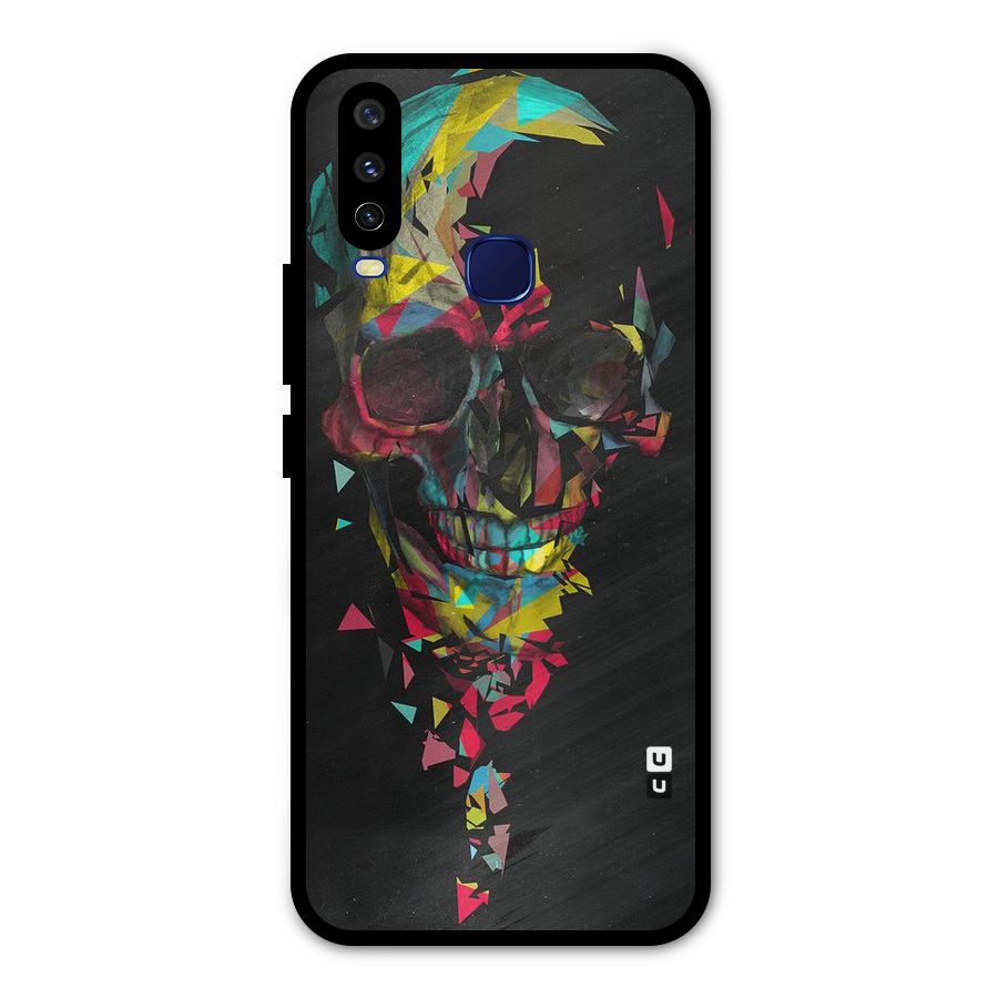 Colored Skull Shred Metal Back Case for Vivo V17