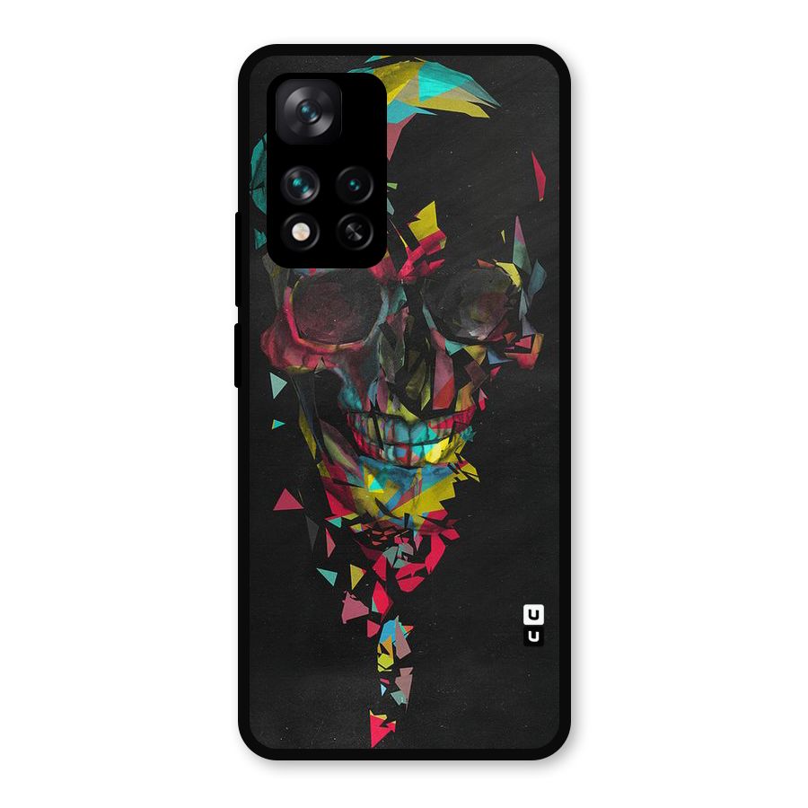Colored Skull Shred Metal Back Case for Xiaomi 11i Hypercharge 5G