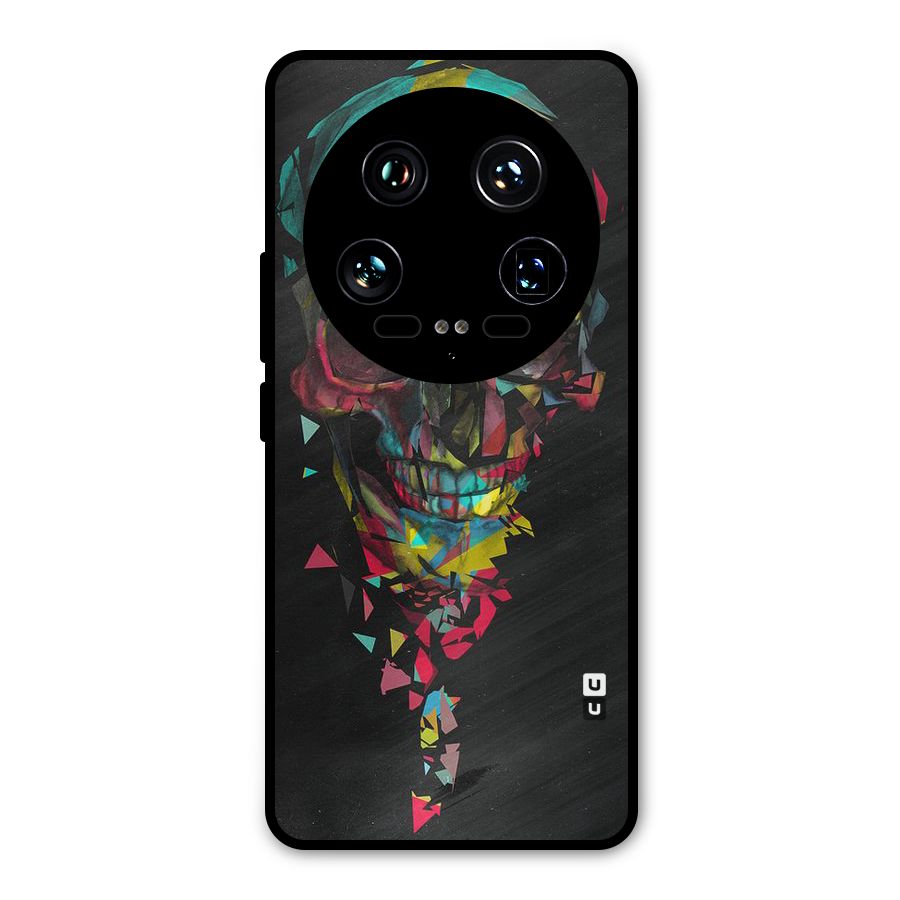 Colored Skull Shred Metal Back Case for Xiaomi 14 Ultra