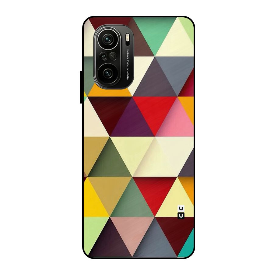 Colored Triangles Metal Back Case for Mi 11X Pro