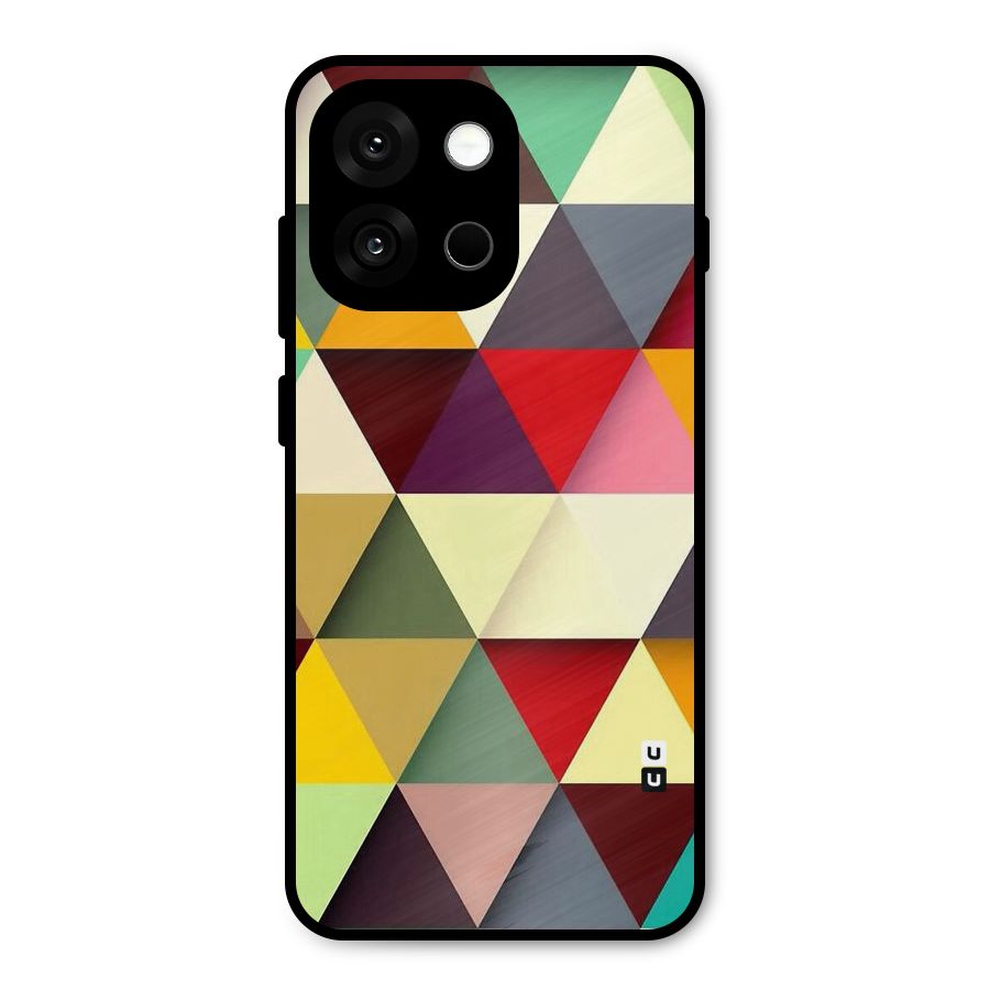 Colored Triangles Metal Back Case for OnePlus 13s