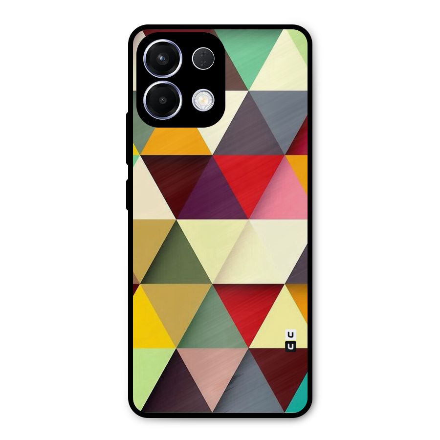 Colored Triangles Metal Back Case for Oppo K13