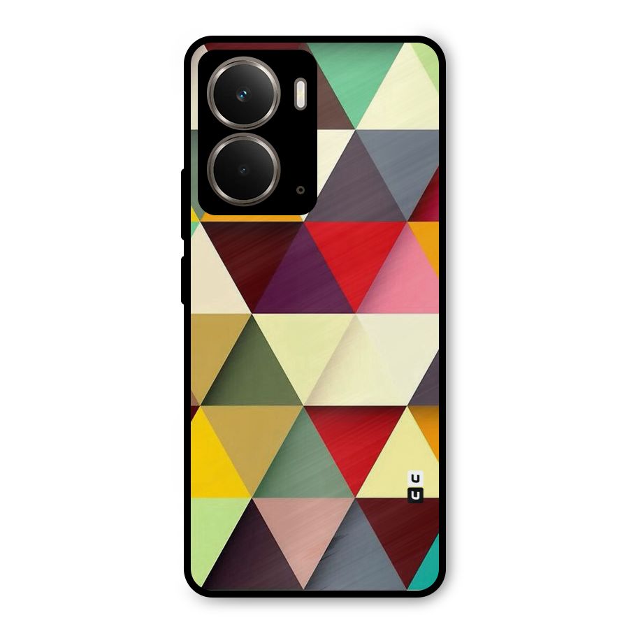 Colored Triangles Metal Back Case for Realme P3