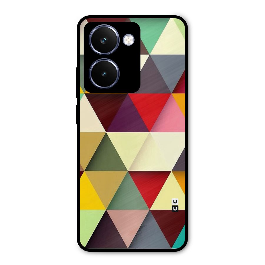 Colored Triangles Metal Back Case for Realme P3 Ultra