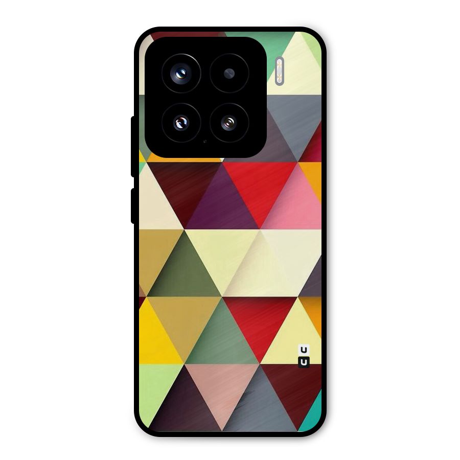 Colored Triangles Metal Back Case for Xiaomi 15