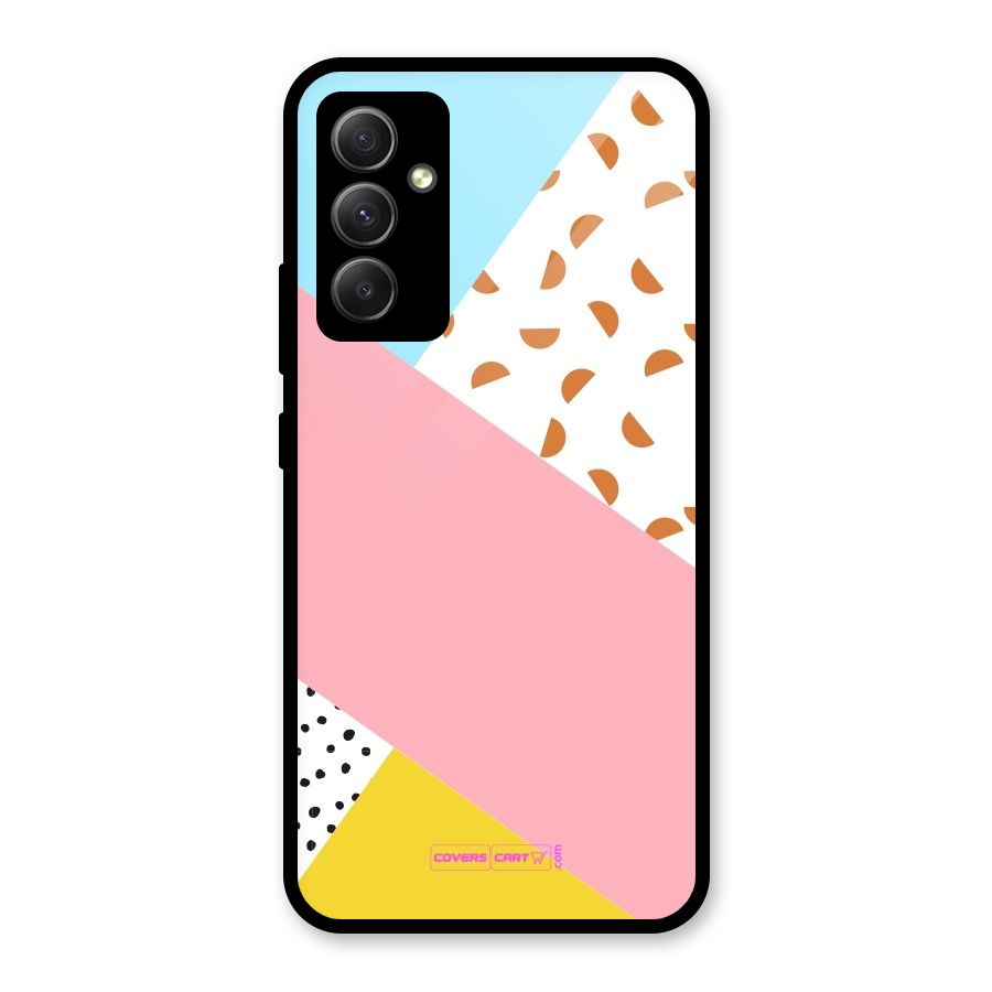 Colorful Abstract Glass Back Case for Galaxy A34
