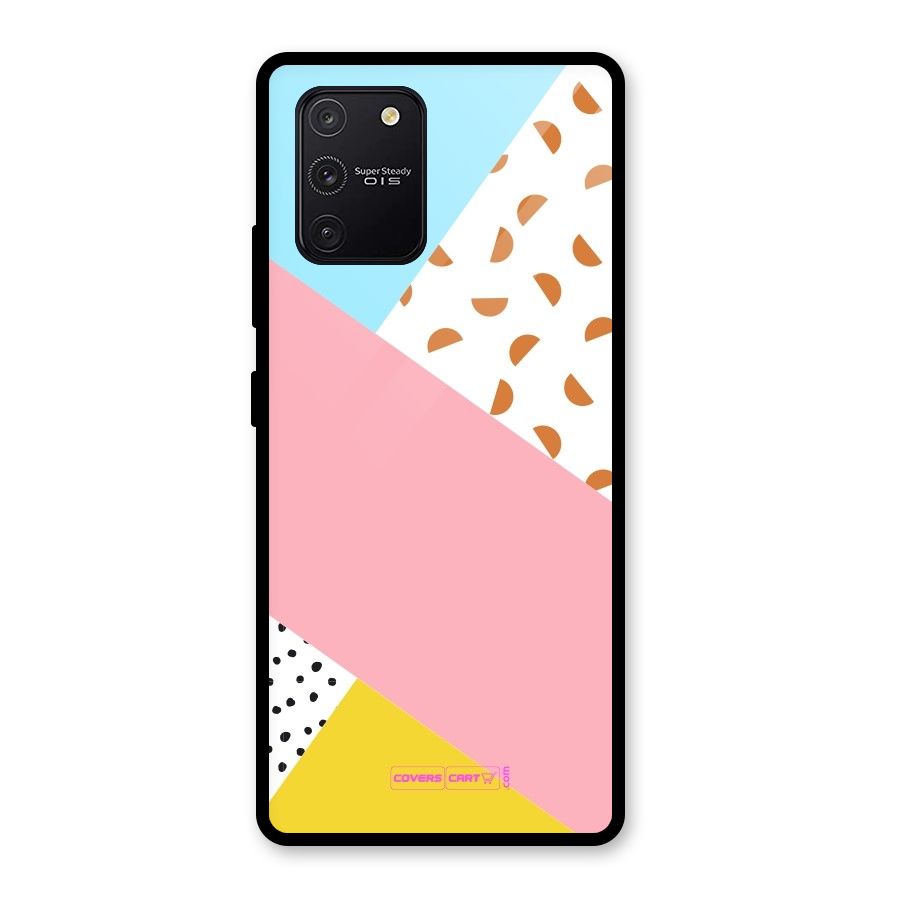 Colorful Abstract Glass Back Case for Galaxy S10 Lite