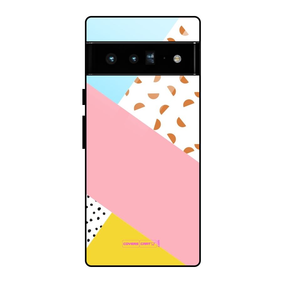 Colorful Abstract Glass Back Case for Google Pixel 6 Pro