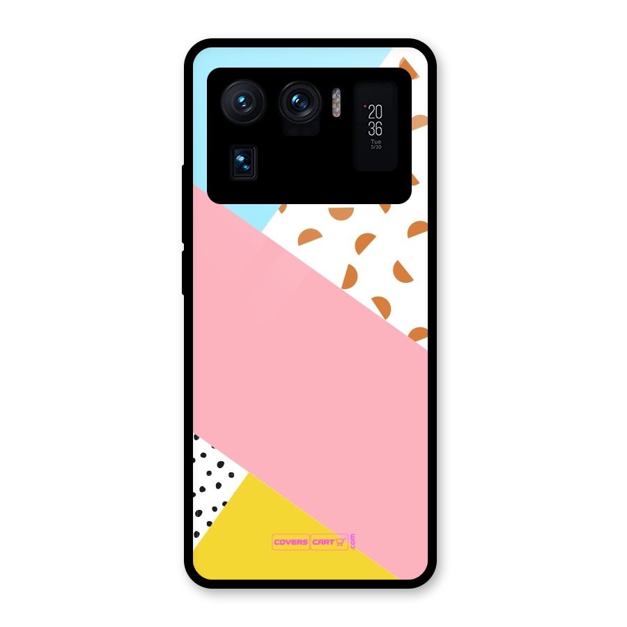 Colorful Abstract Glass Back Case for Mi 11 Ultra
