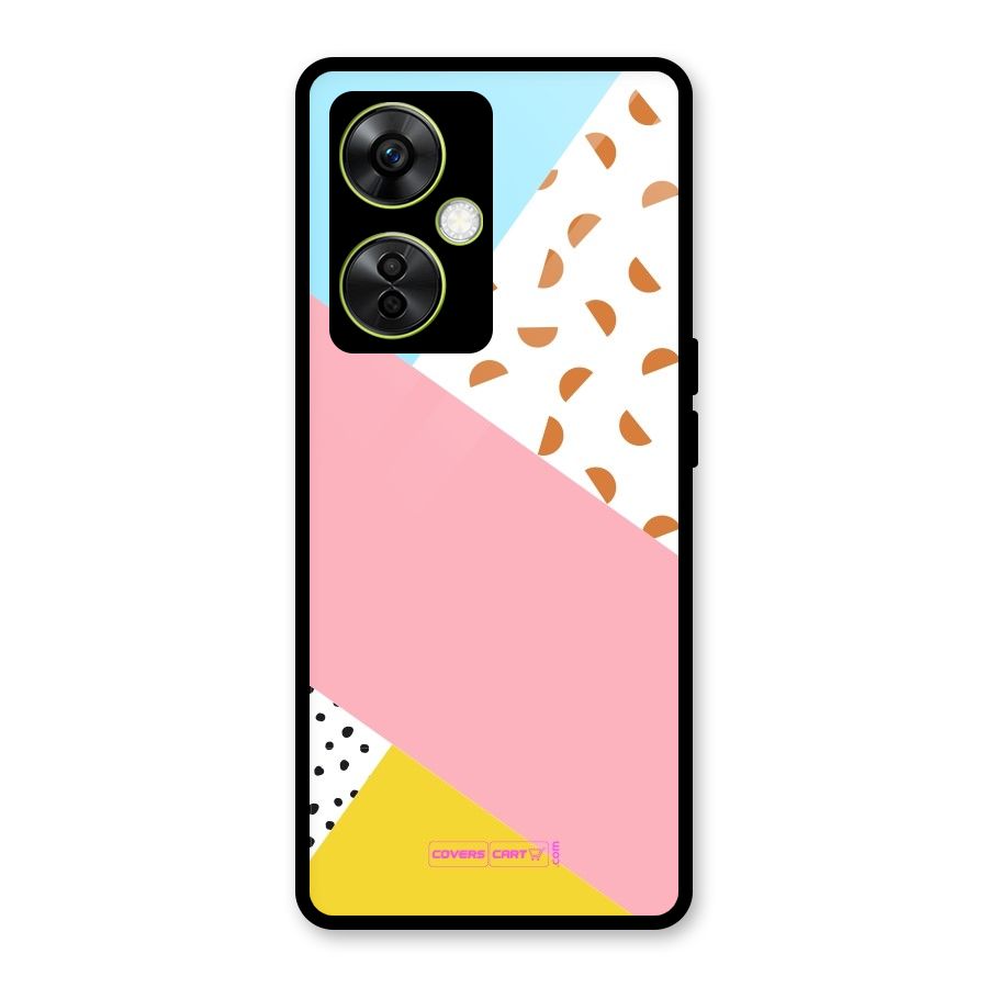 Colorful Abstract Glass Back Case for OnePlus Nord CE 3 Lite