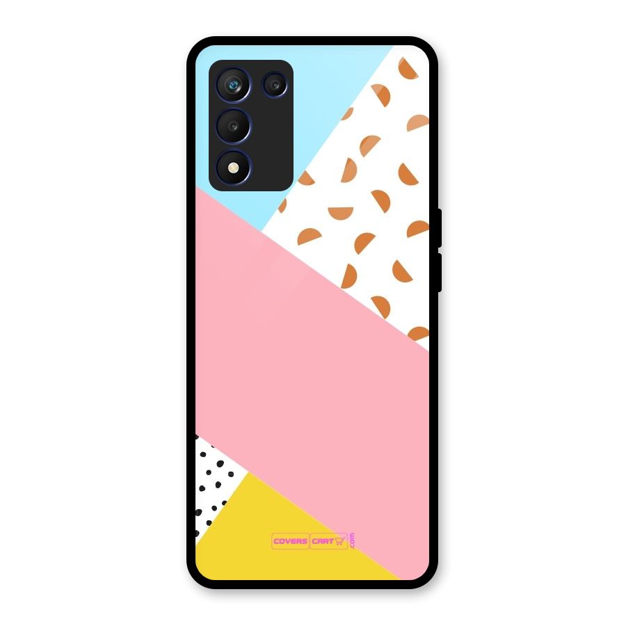 Colorful Abstract Glass Back Case for Realme 9 5G Speed
