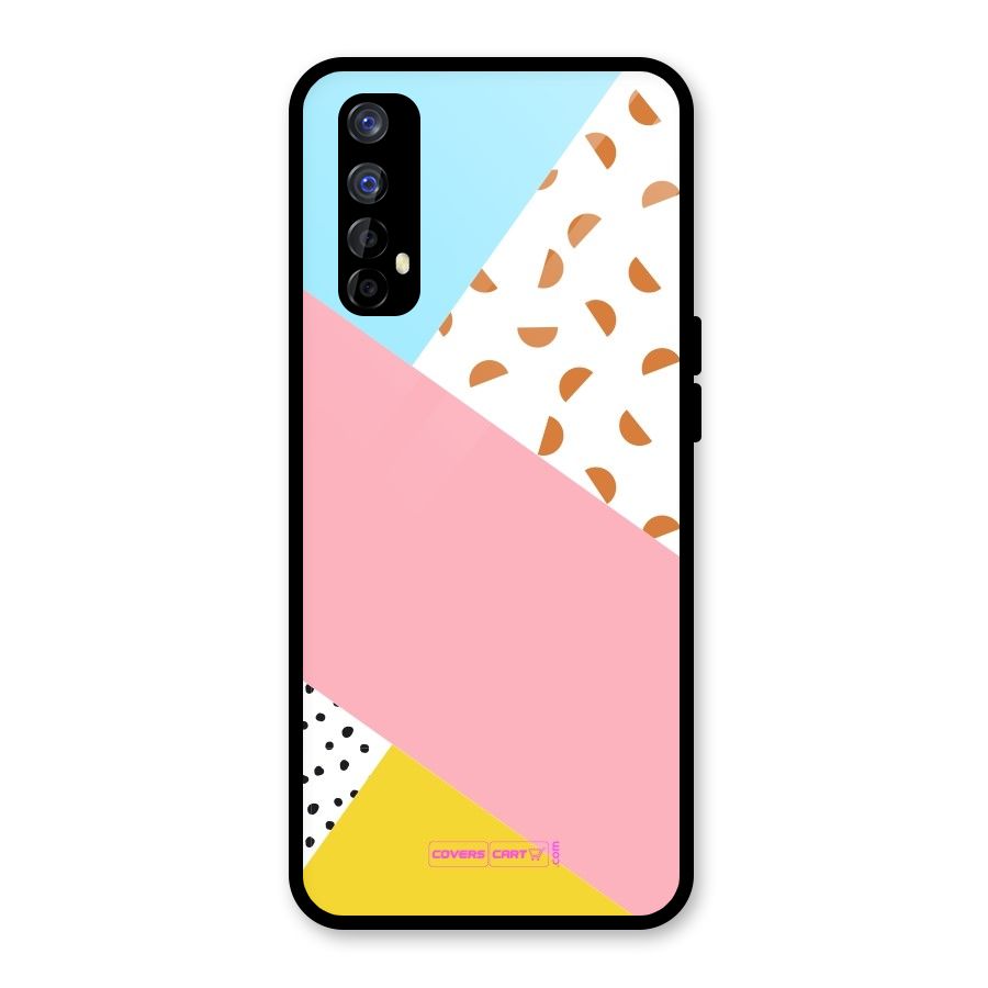 Colorful Abstract Glass Back Case for Realme Narzo 20 Pro